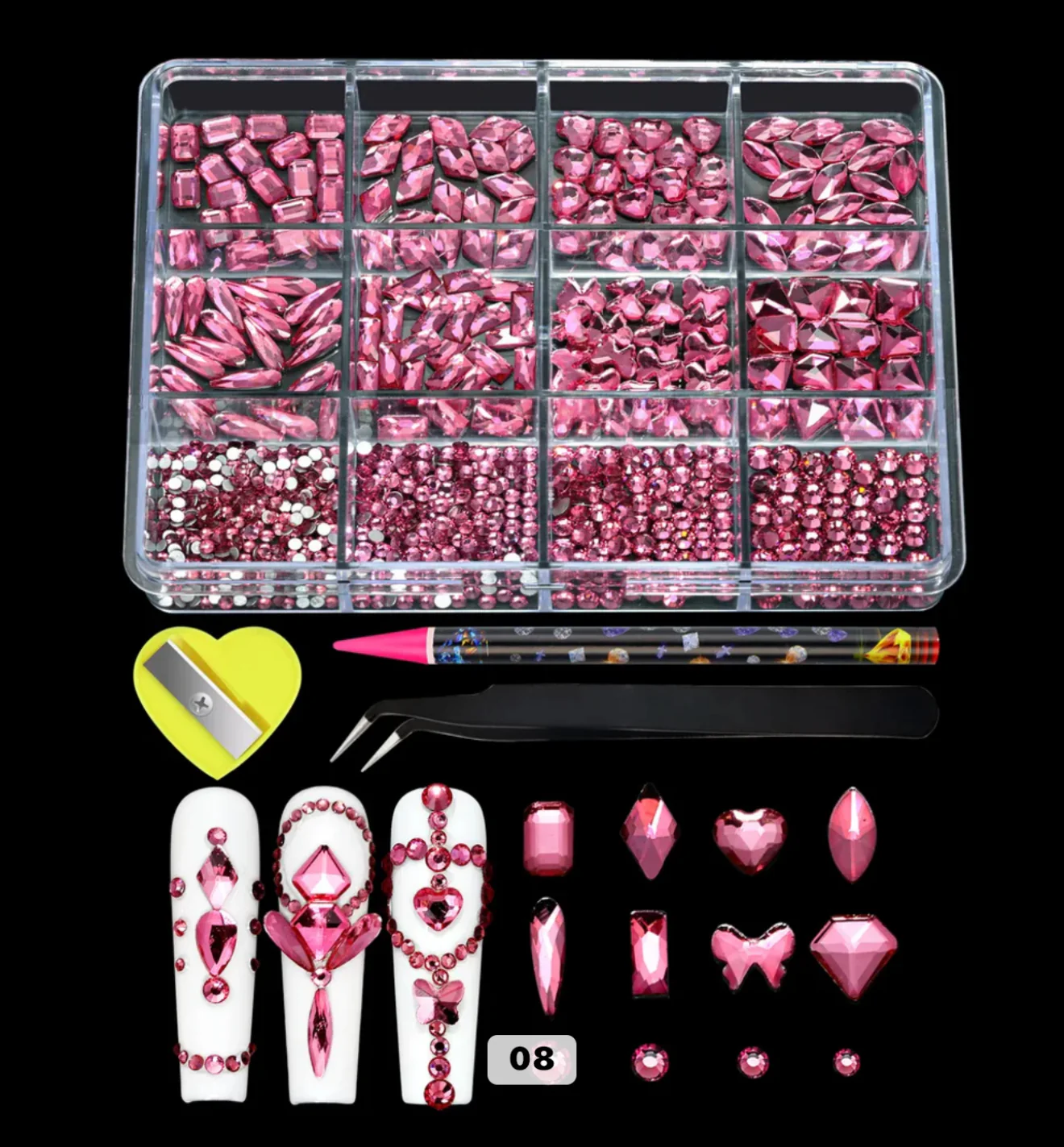 Rhinestone Diamond Pack with Wax Pencil & Tools - Image 12