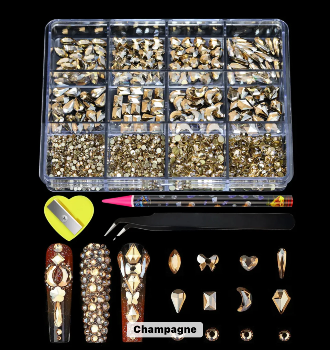 Rhinestone Diamond Pack with Wax Pencil & Tools - Image 3