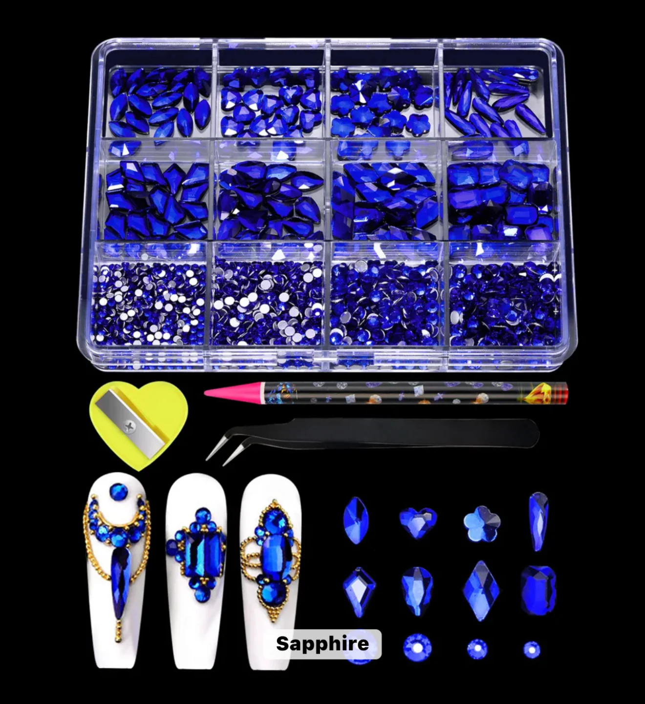 Rhinestone Diamond Pack with Wax Pencil & Tools - Image 4
