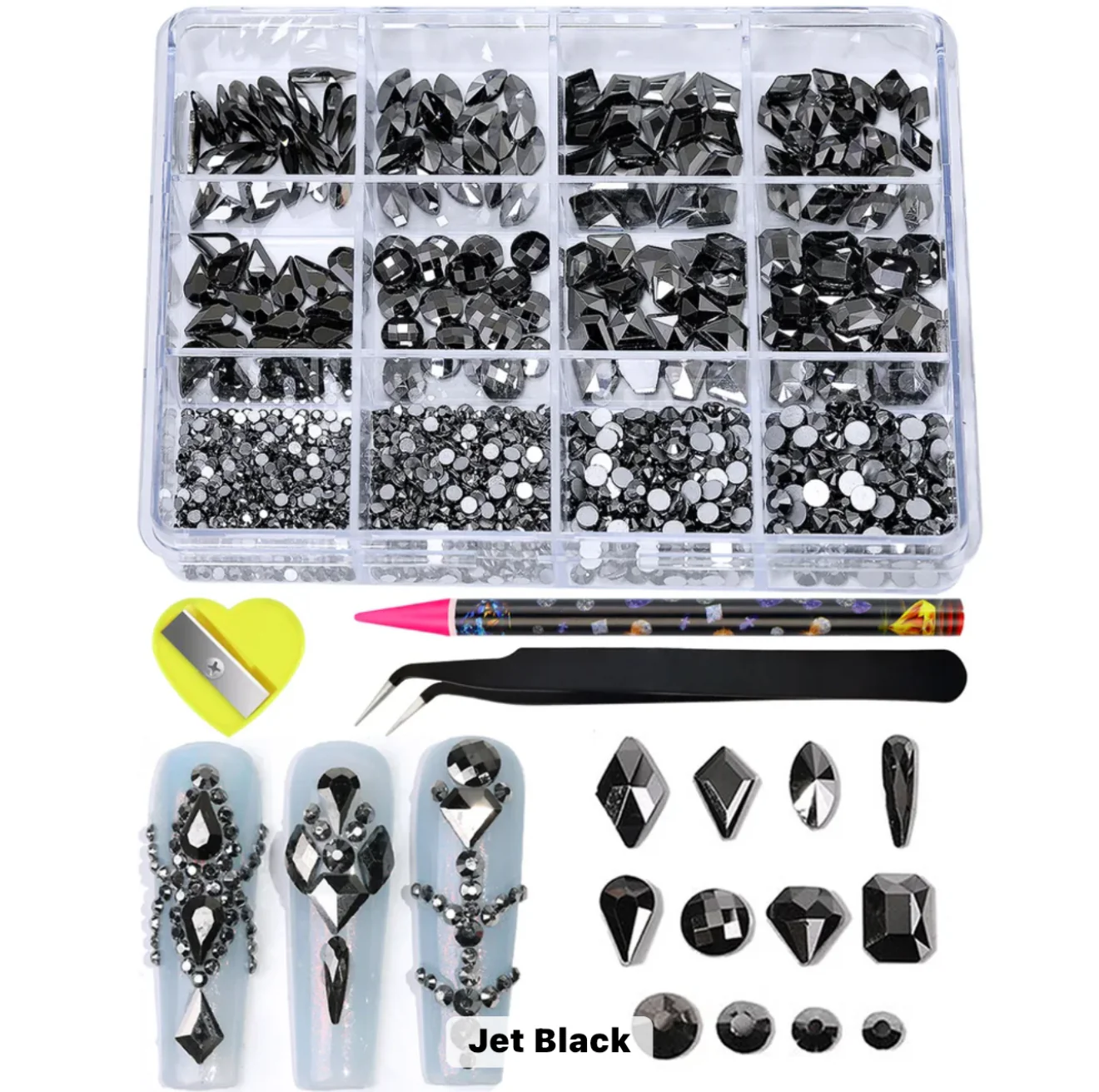 Rhinestone Diamond Pack with Wax Pencil & Tools - Image 8