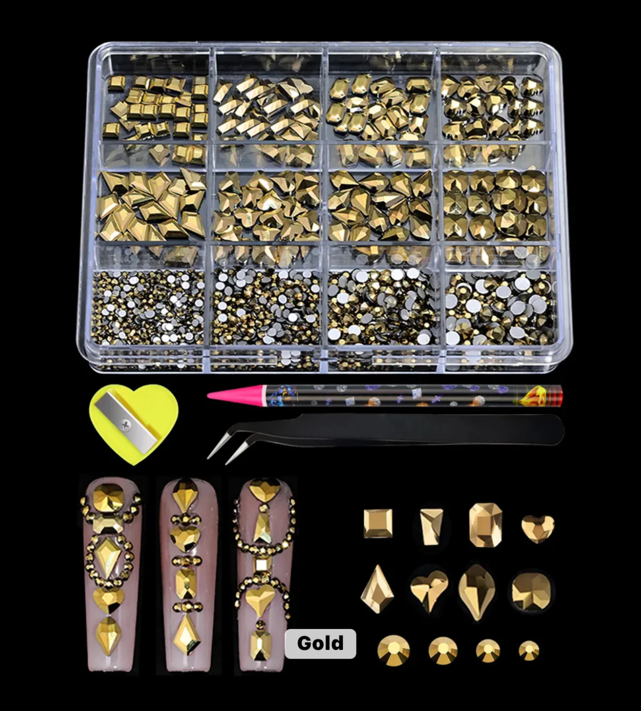 Rhinestone Diamond Pack with Wax Pencil & Tools - Image 9
