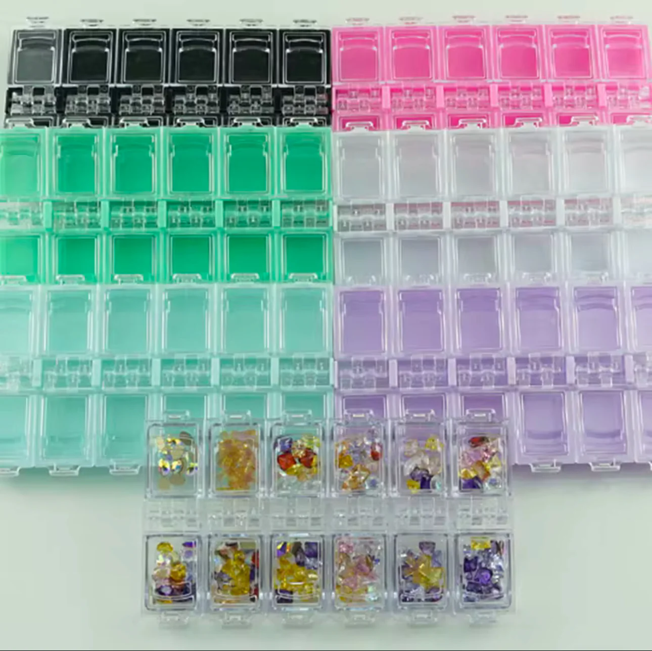 Rhinestone Storage Container 12 Grid - Image 2