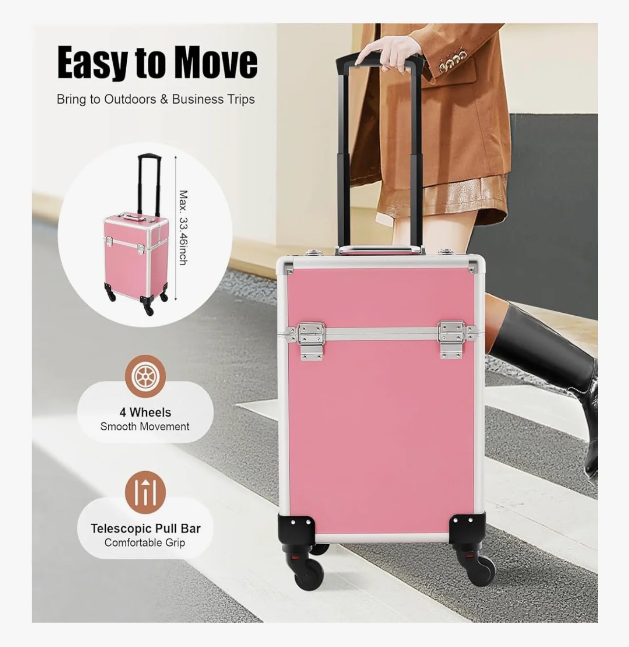 Rolling Travel Case - Image 3