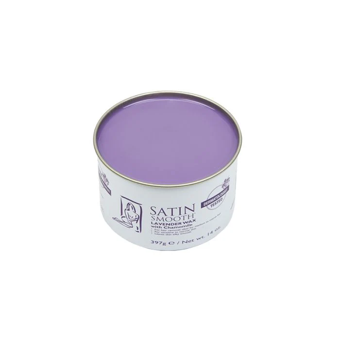SATIN SMOOTH LAVENDER WAX WITH CHAMOMILE 14OZ. - Image 2
