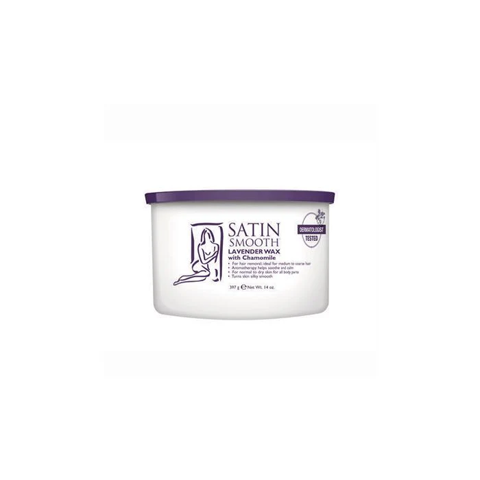 SATIN SMOOTH LAVENDER WAX WITH CHAMOMILE 14OZ. - Image 3