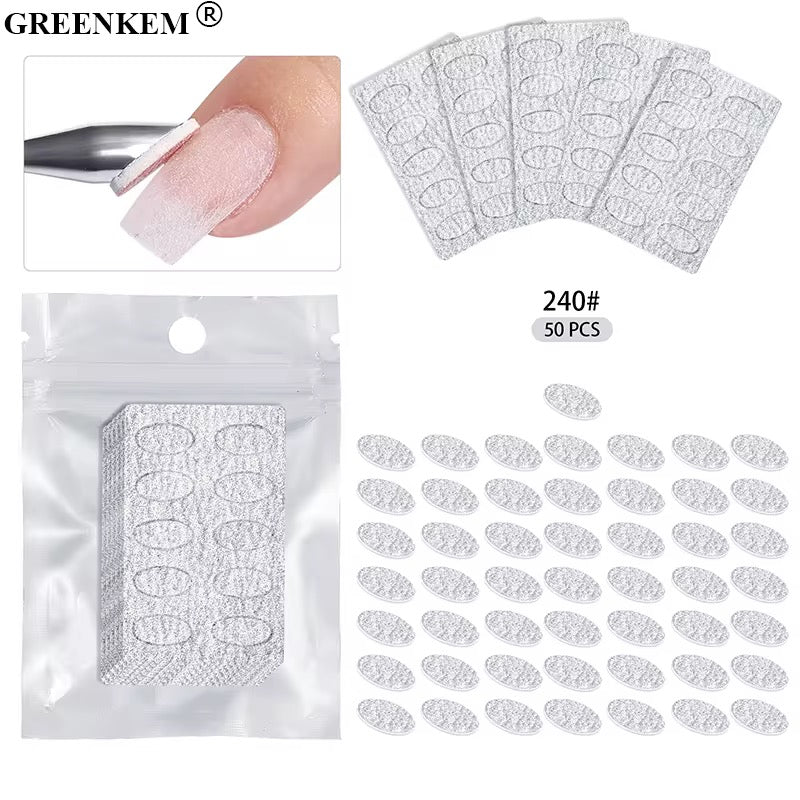 Self Adhesive Nail Sanding Sheets 50pc - Image 2