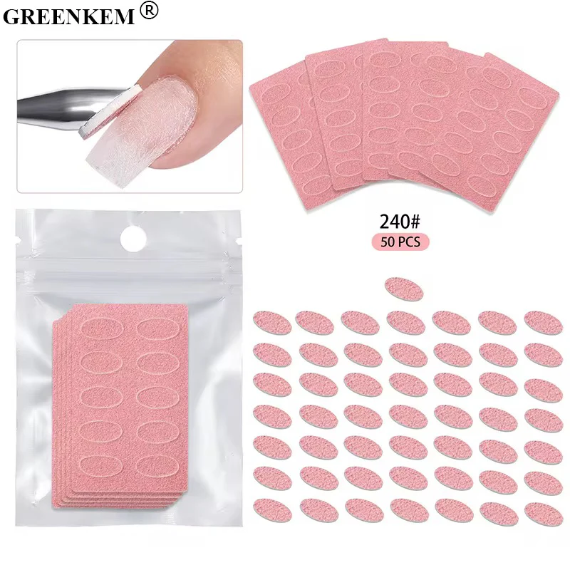 Self Adhesive Nail Sanding Sheets 50pc - Image 3