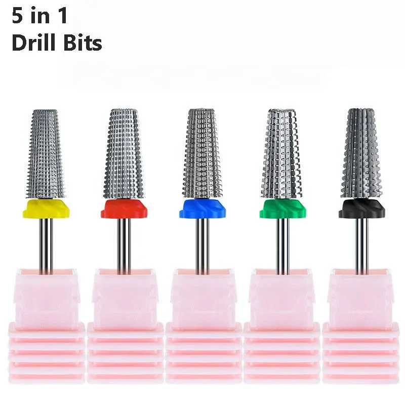 Stainless Steel 5 in 1 Drill Bit - Image 2