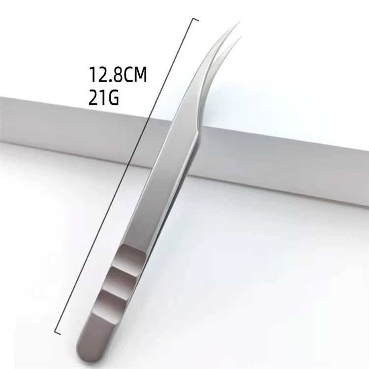 Stainless Steel Lash Extension Tweezers - Image 4