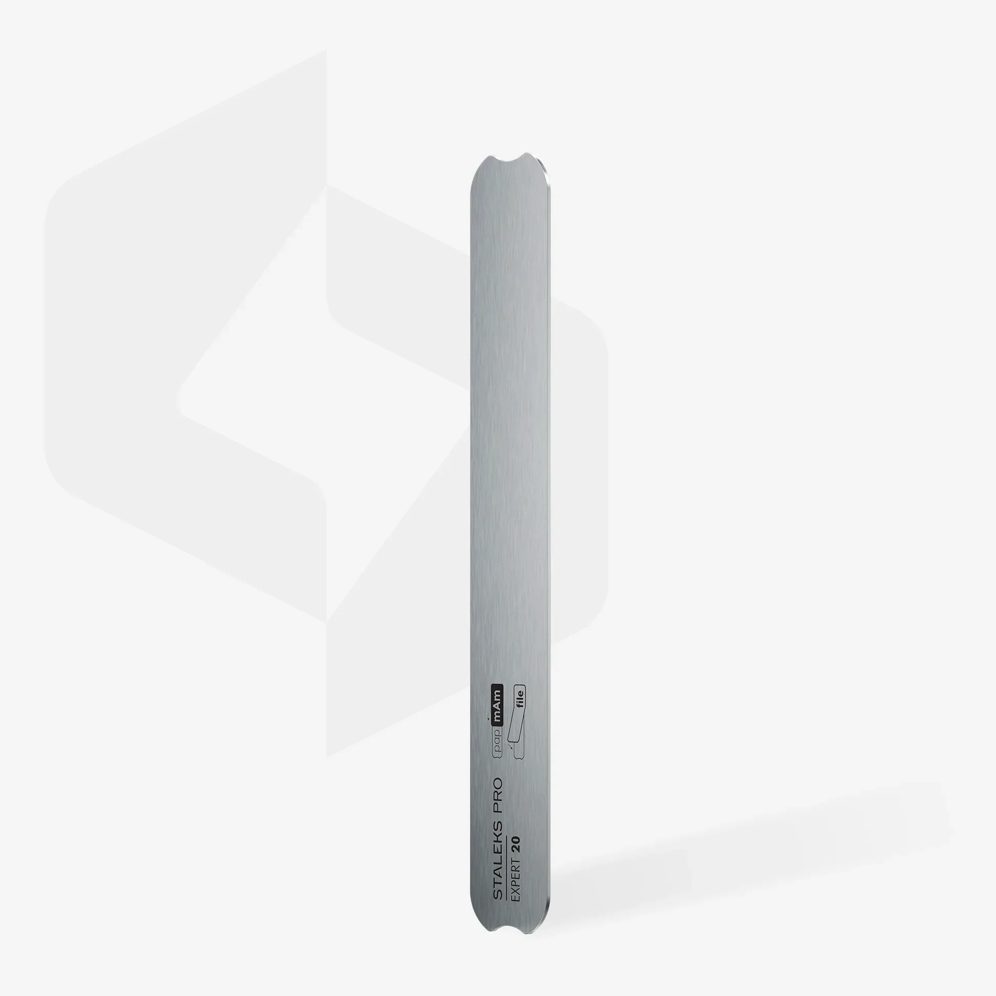 STALEKS EXPERT 20 Straight metal base for nail file (162 mm) - Image 2