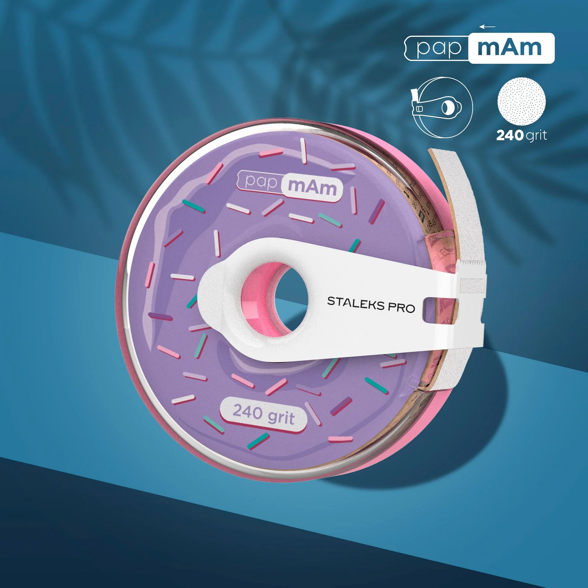 STALEKS EXPERT Donut papmAm Nail files for straight base - Image 3