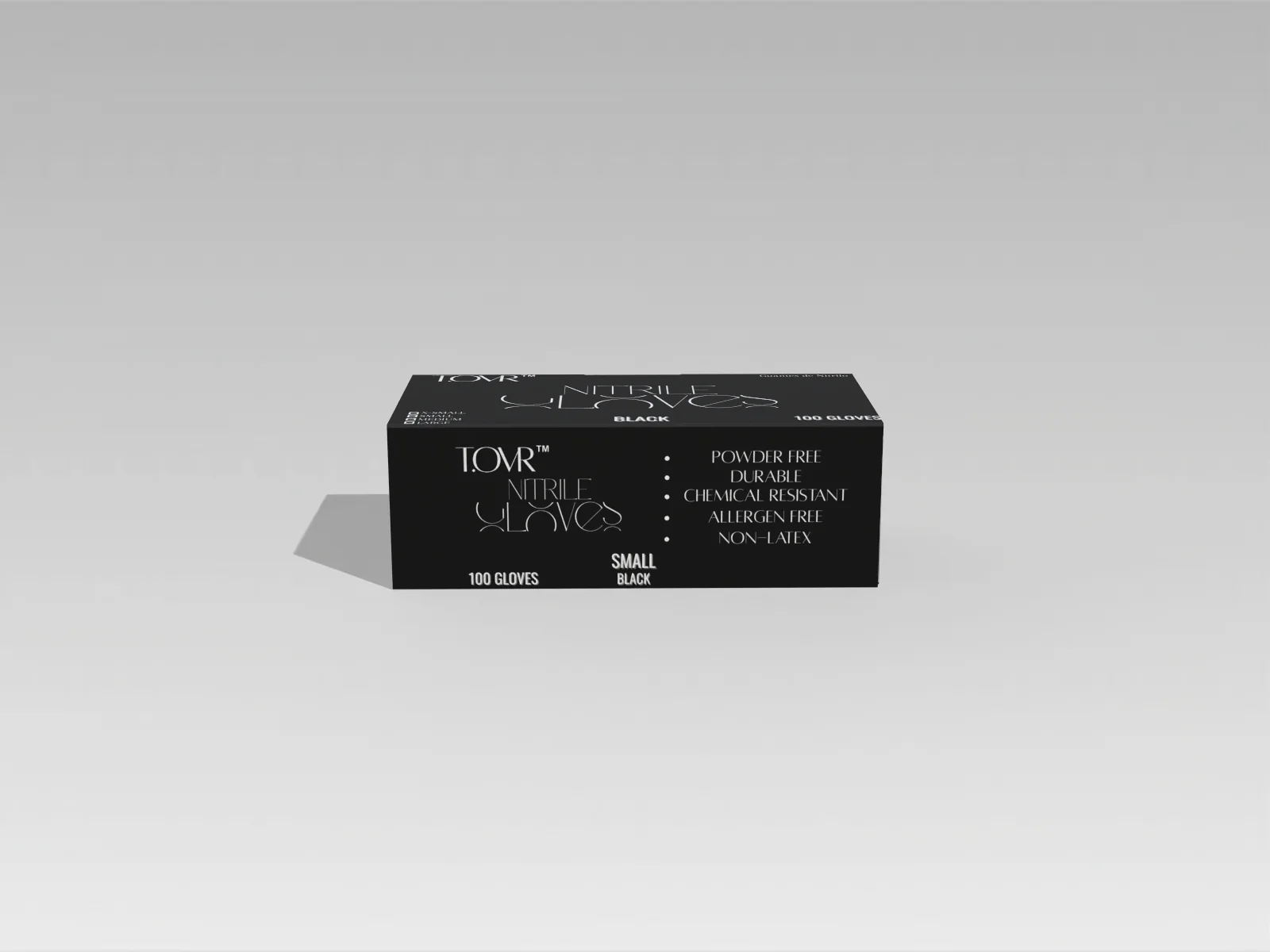 TAKE OVER NITRILE GLOVES BLACK 100ct. - Image 3