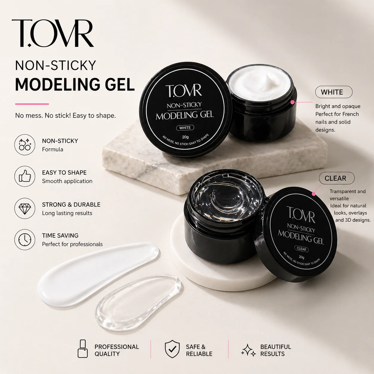 Take Over Non- Sticky Modeling Gel 20g