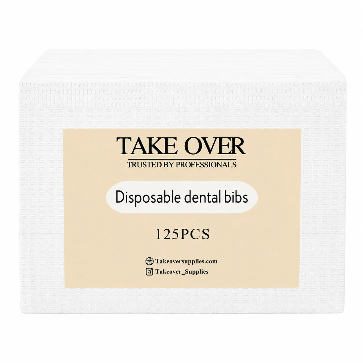 Take Over Disposable Dental Bibs 125pc - Image 4