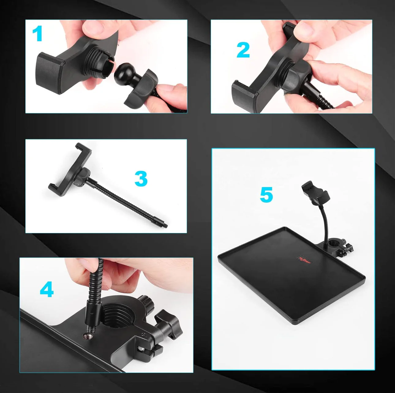 Universal Tray with Phone Holder - Image 4