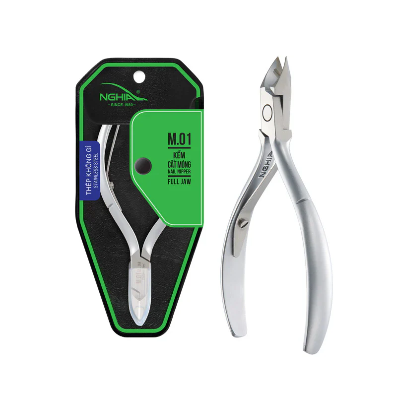 NGHIA Acrylic/Nail Nipper M-01 (Stainless Steel)