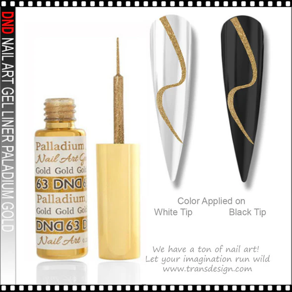 DND Nail Art Gel Glitters - Image 2