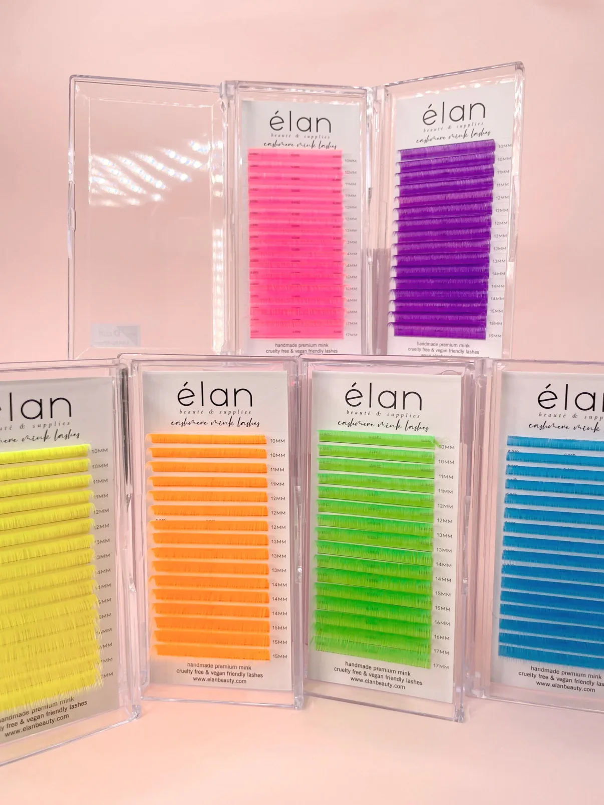 UV NEON 0.05 CC 10-17 mix Cashmere Mink Lashes - Image 2