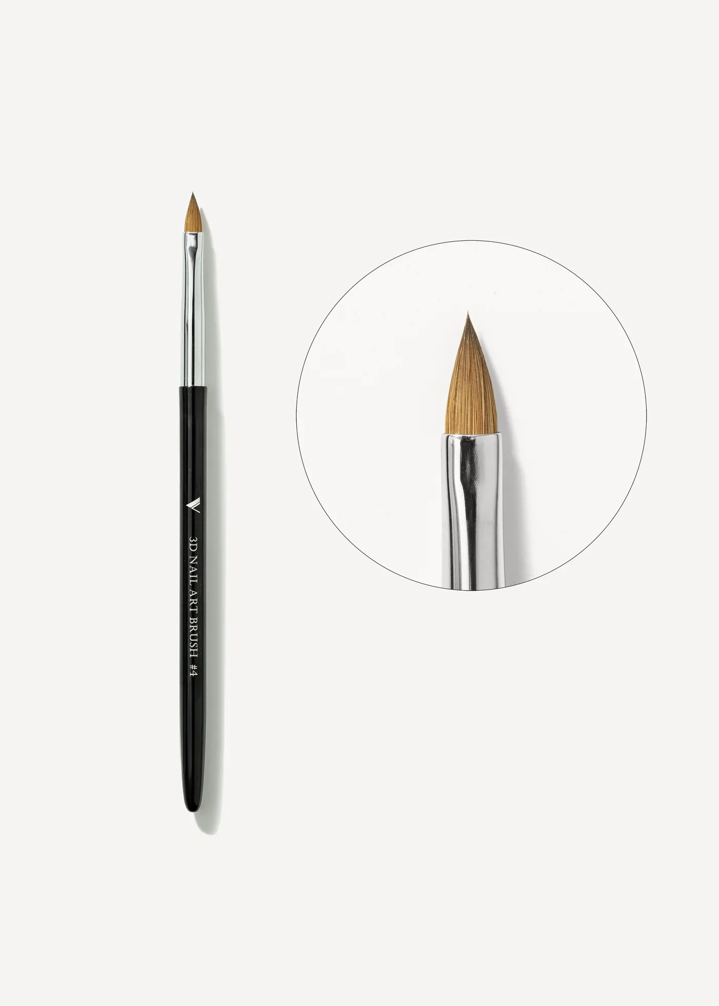 V BEAUTY PURE 3D NAIL ART BRUSH No4 - Image 3