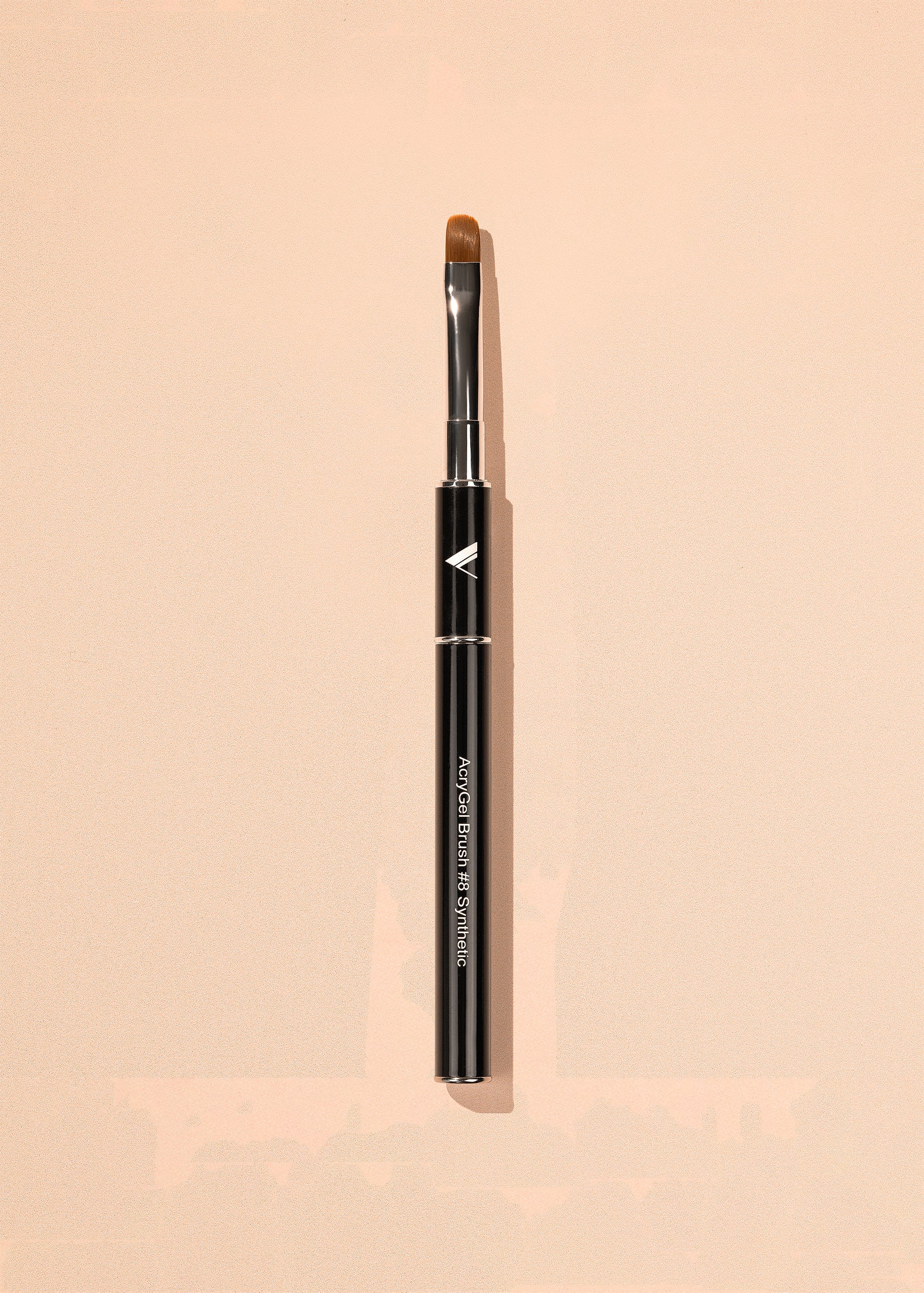 V BEAUTY PURE ACRYGEL BRUSH #8 - SYNTHETIC - Image 2