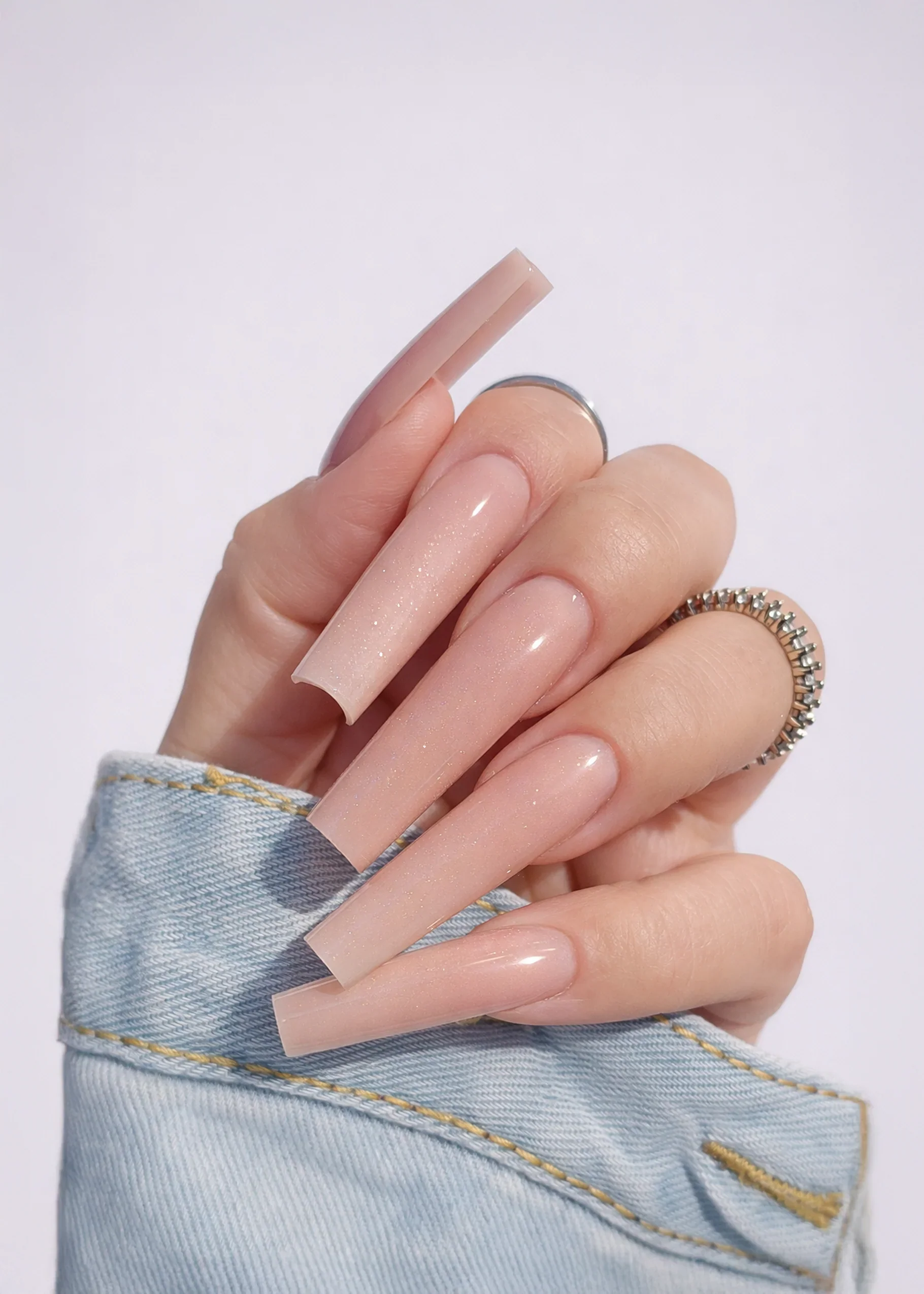 V Beauty Pure Acrylic Nail Powder - Call Me Peachy - Image 3