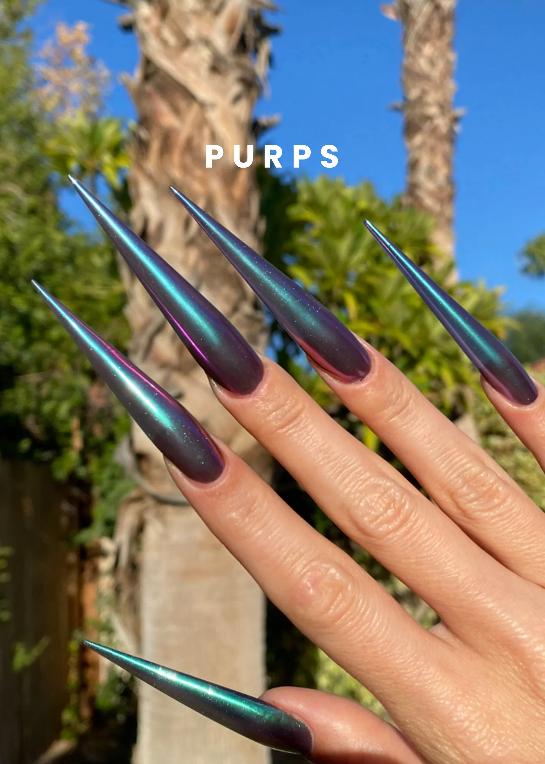 V Beauty Pure Chrome Powder - Purps - Image 3