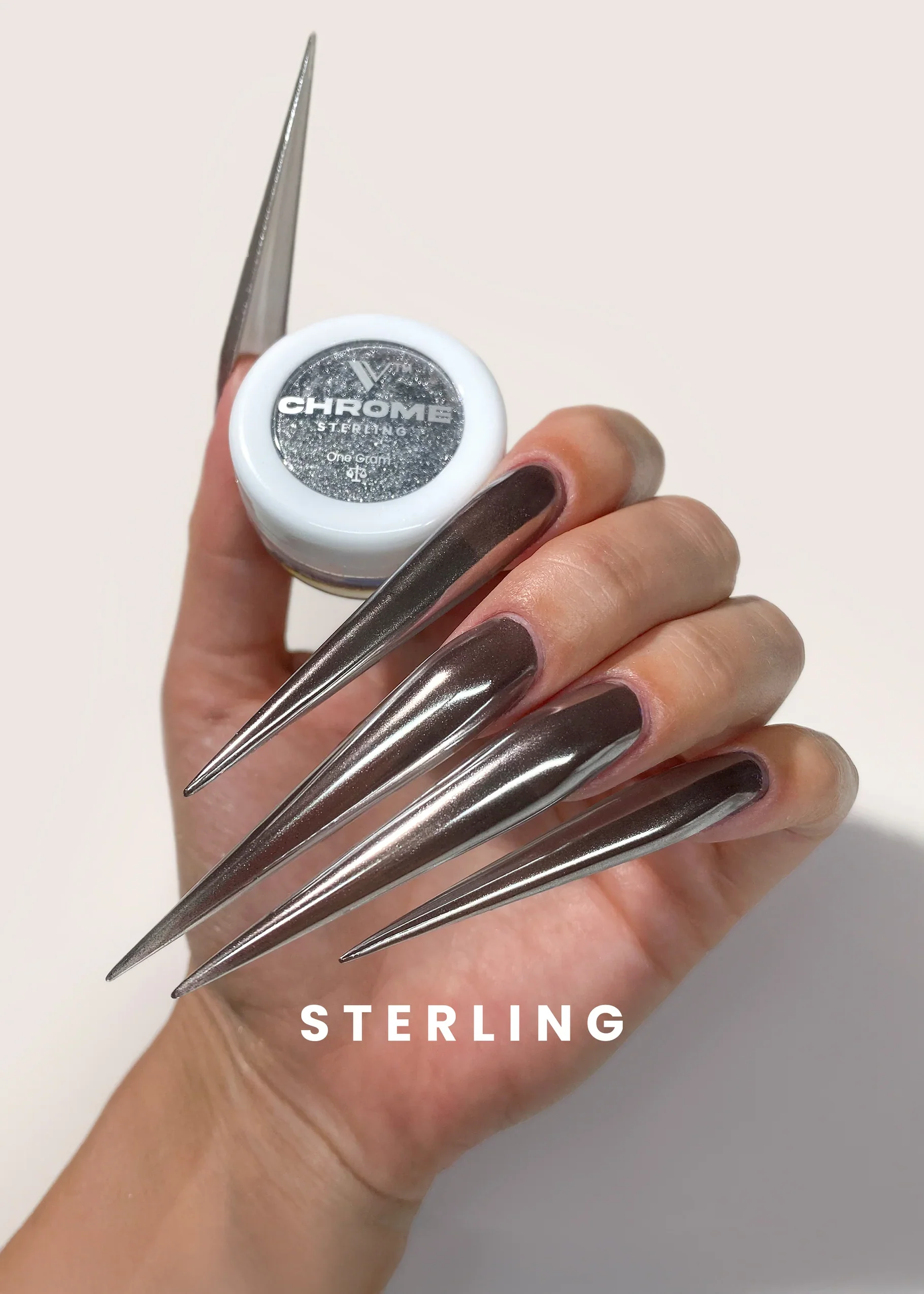 V Beauty Pure Chrome Powder - Sterling - Image 2