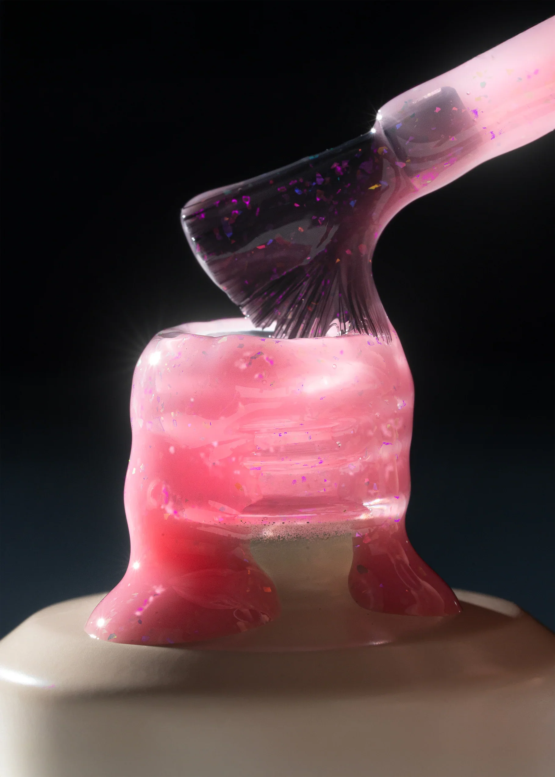 V BEAUTY PURE RUBBER BASE - PINK PRINCESS - Image 2