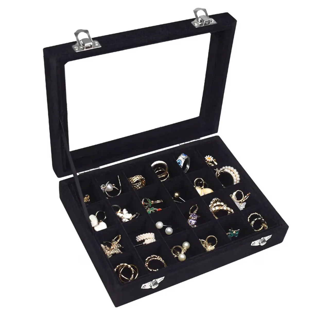 Velvet Rhinestone Case 24 Grid - Image 2