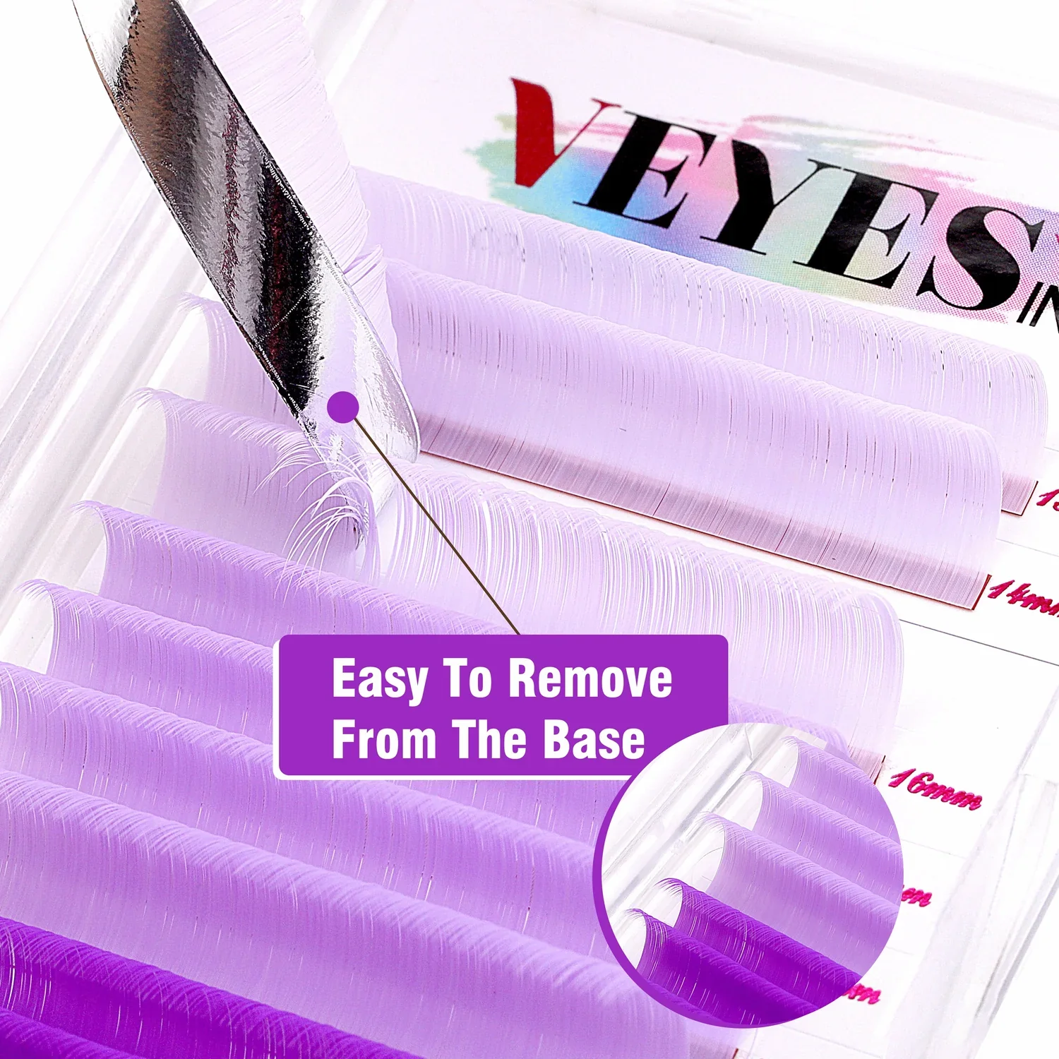 Veyes “Violet Mysterious” Lash Extensions 0.07 - Image 3