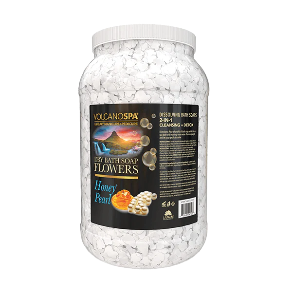 Volcano Spa Dry Bath Soap Flowers “Honey Pearl ” 12oz