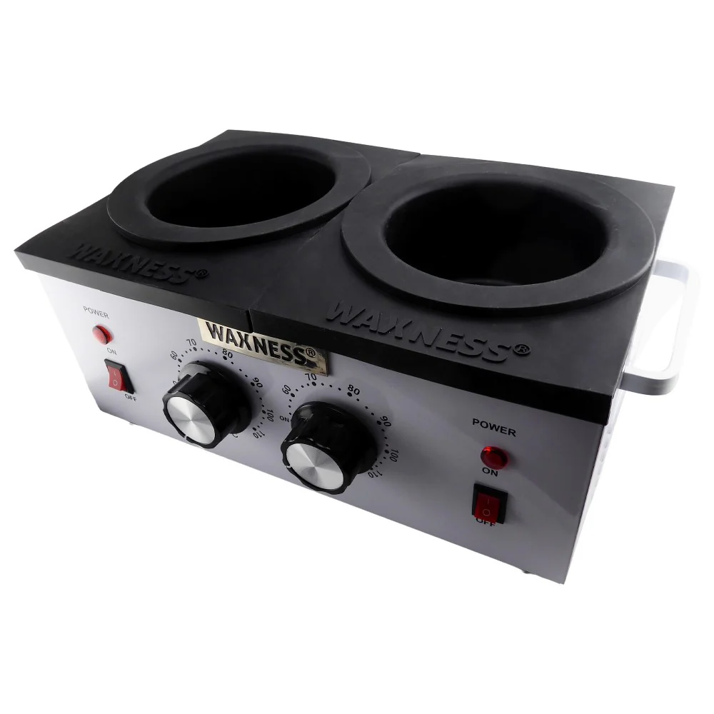 WAXNESS DOUBLE WAX HEATER WN-5002 TITANIUM ELITE SERIES 2 X 1 LB - Image 2