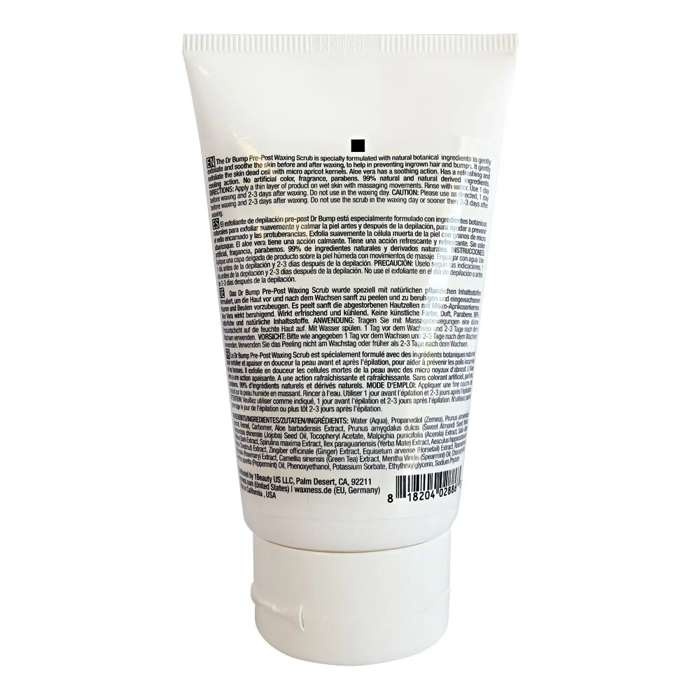 WAXNESS DR. BUMP BOTANICAL PRE POST WAXING SCRUB 4 FL OZ 118 ML - Image 2