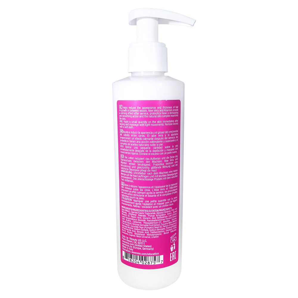 WAXNESS HAIR GROWTH MINIMIZING POST WAXING LOTION 8.45 FL OZ 250 ML - Image 2