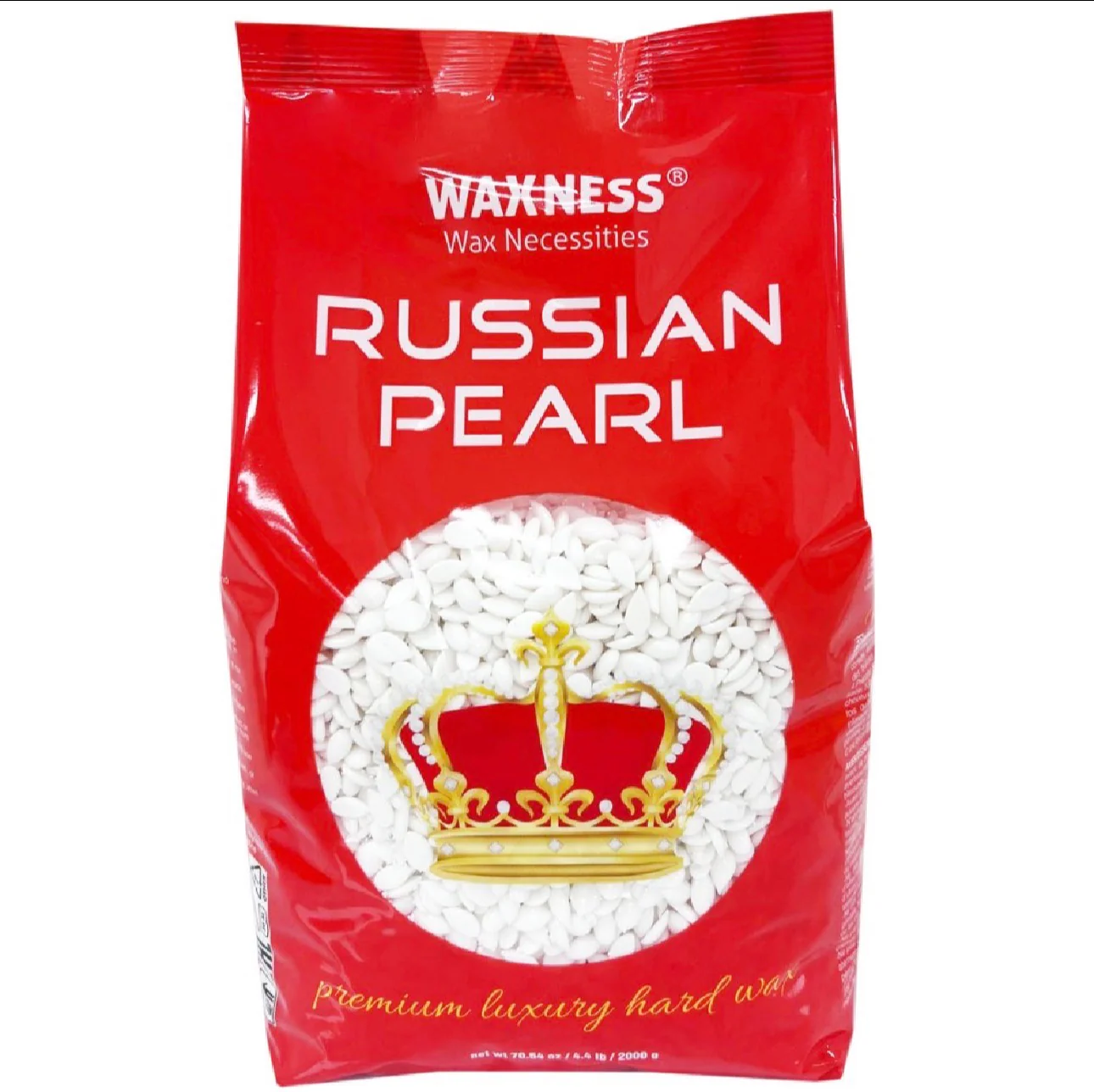 WAXNESS Polymer Blend Premium Luxury Hard Wax Beads Russian Pearl - Image 4