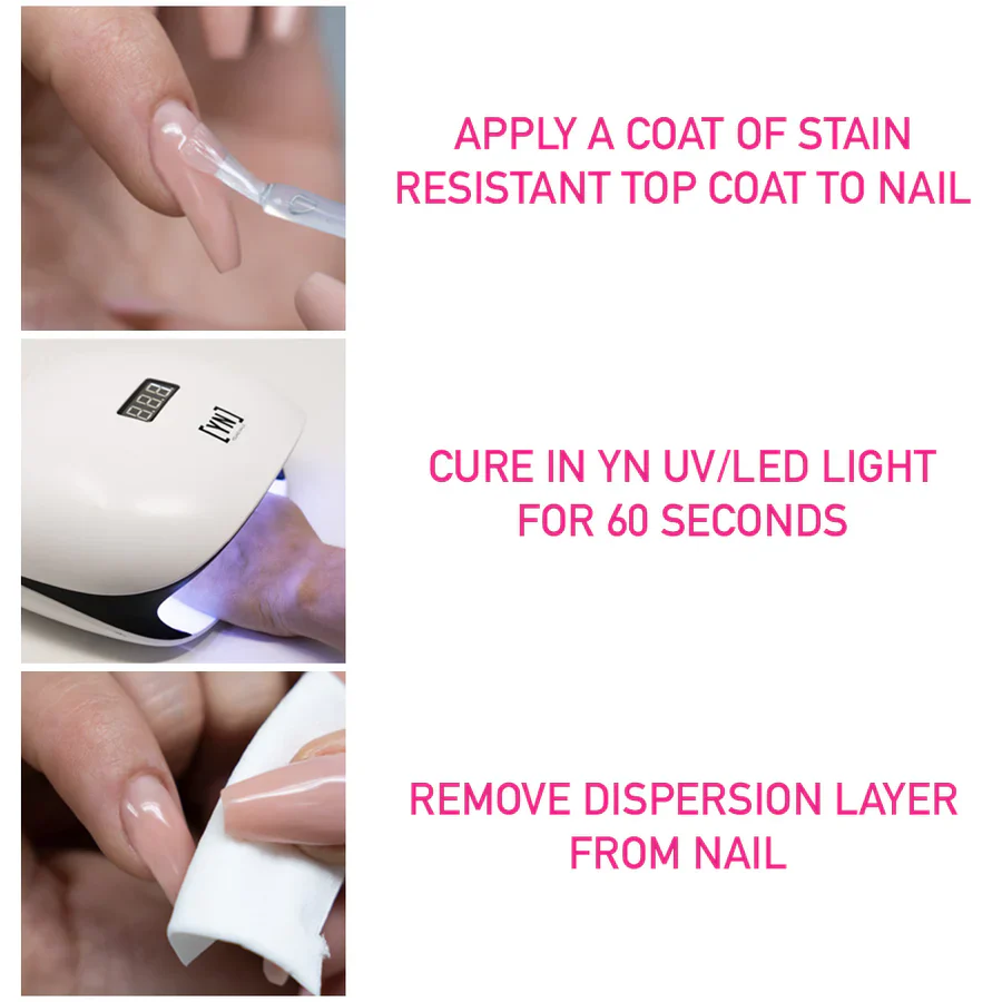 Young Nails Stain Resistant Top Coat Gel, 1/3oz - Image 3
